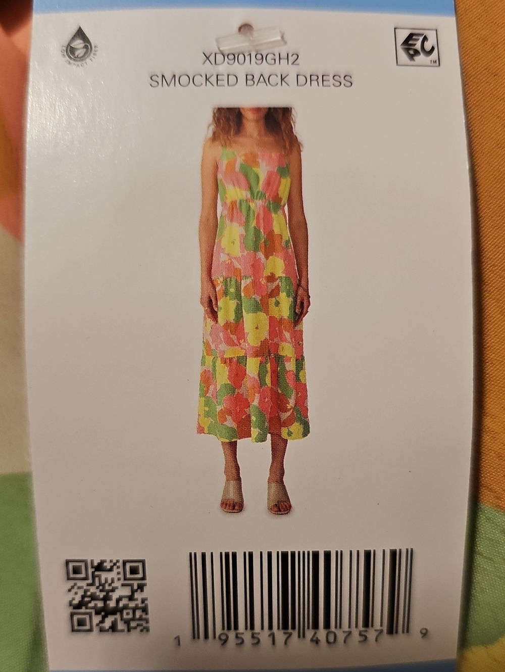 Smocked Back Floral Maxi Dress